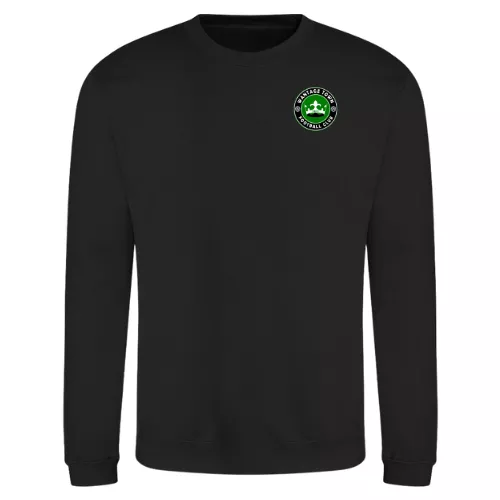 Wantage Town Football Club Senior Black Leisure Sweatshirt