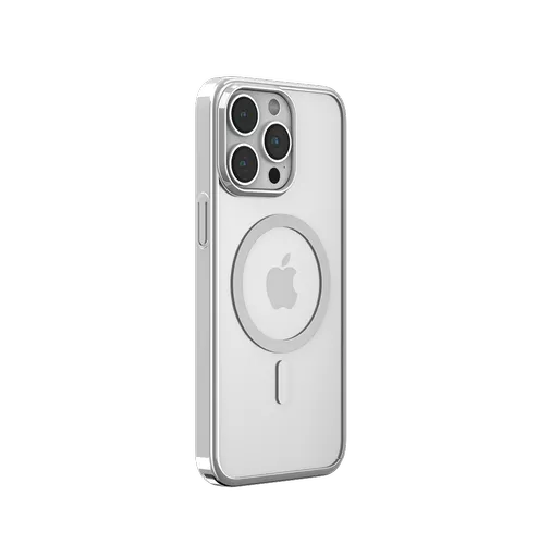 Devia - Glimmer MagSafe Case for iPhone 15 - Silver