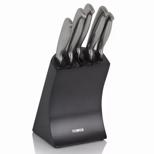5 Piece Knife Set with Block
