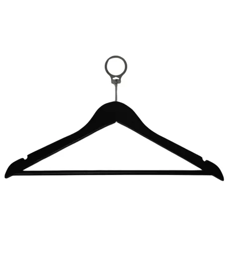 Black Wood Wishbone Captive Hanger - 50 Pack - 450mm