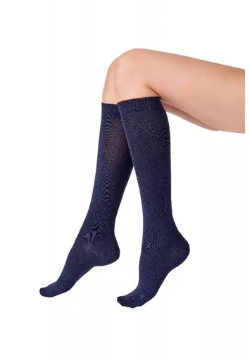 Pretty Polly Bamboo High Socks  Navy.jpg