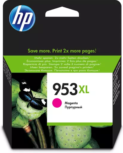 HP F6U17AE/953XL Ink cartridge magenta high-capacity, 1.45K pages 18.5ml for HP OfficeJet Pro 7700/8210/8710