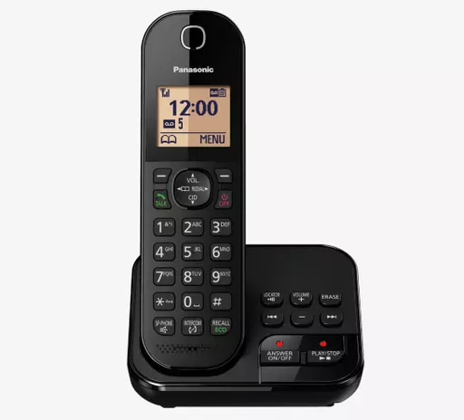 Panasonic KX-TGC420EB telephone DECT telephone Caller ID Black