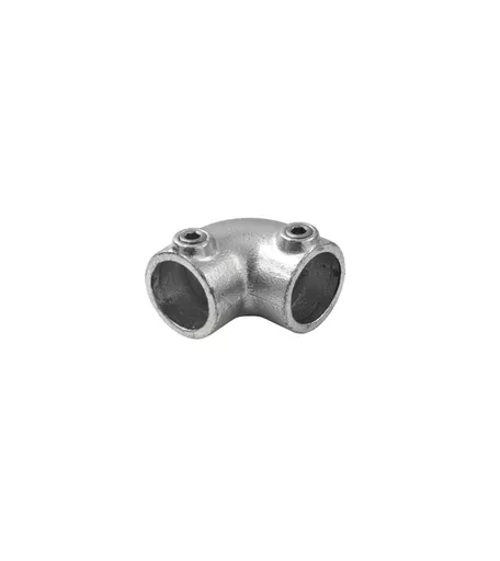 Galvanised Metal - Industrial 2 Way Joint (Corner) for 34mm Diameter Tubing