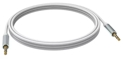 Vision 2 x 3.5mm, 2m audio cable White