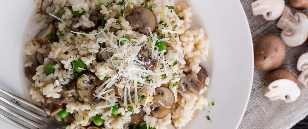 Slow Cooker Mushroom Risotto