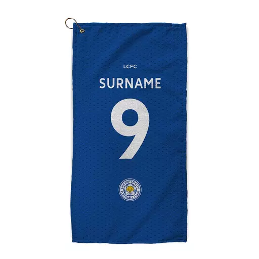 Leicester City Back of Shirt Golf Towel