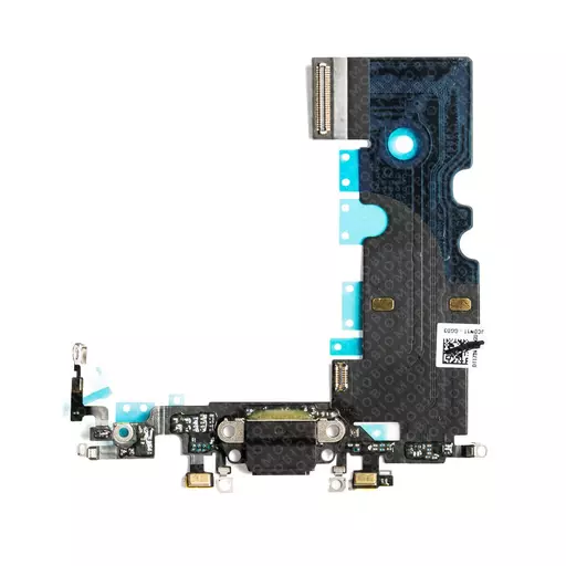 Charging Port Flex Cable (Black) (CERTIFIED - Aftermarket) - For iPhone 8 / SE2