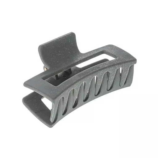 Head Jog Straw Geo Square Clip Dark Grey