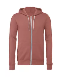 Canvas Unisex Sponge Fleece Full-Zip Hoodie