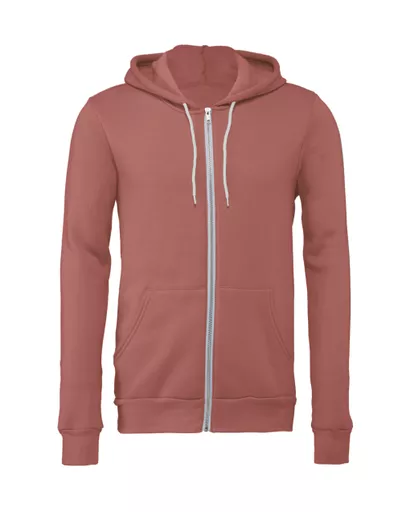Canvas Unisex Sponge Fleece Full-Zip Hoodie