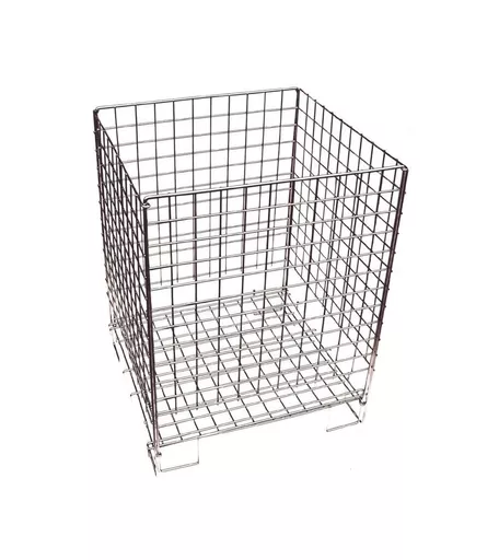 Medium Zinc Square Dump Basket - 480mm x 480mm