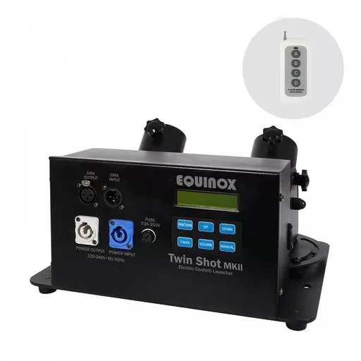 Equinox Twin Shot MKII Confetti Machine *B-Grade*