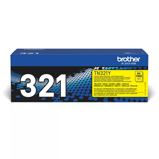 Brother TN-321Y Toner-kit yellow, 1.5K pages ISO/IEC 19798 for Brother DCP-L 8400/8450/HL-L 8250