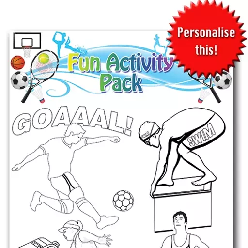 SPORTS FUN ACTIVITY Pack - Pack of 100 - MP3435