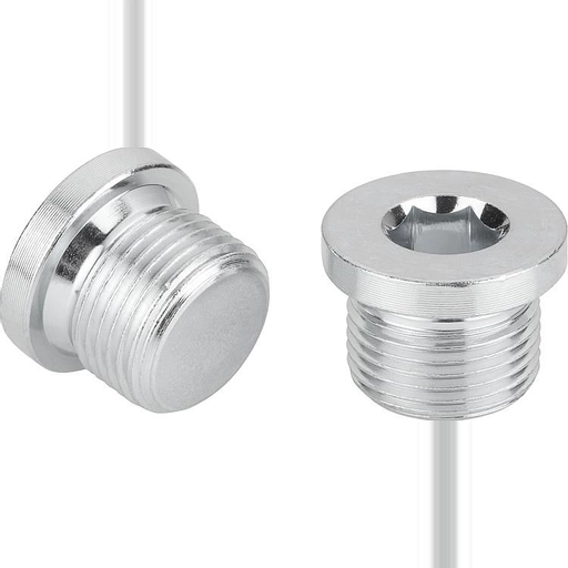 Screw Plug Without Vent. M24x1.5P Thread. Steel.