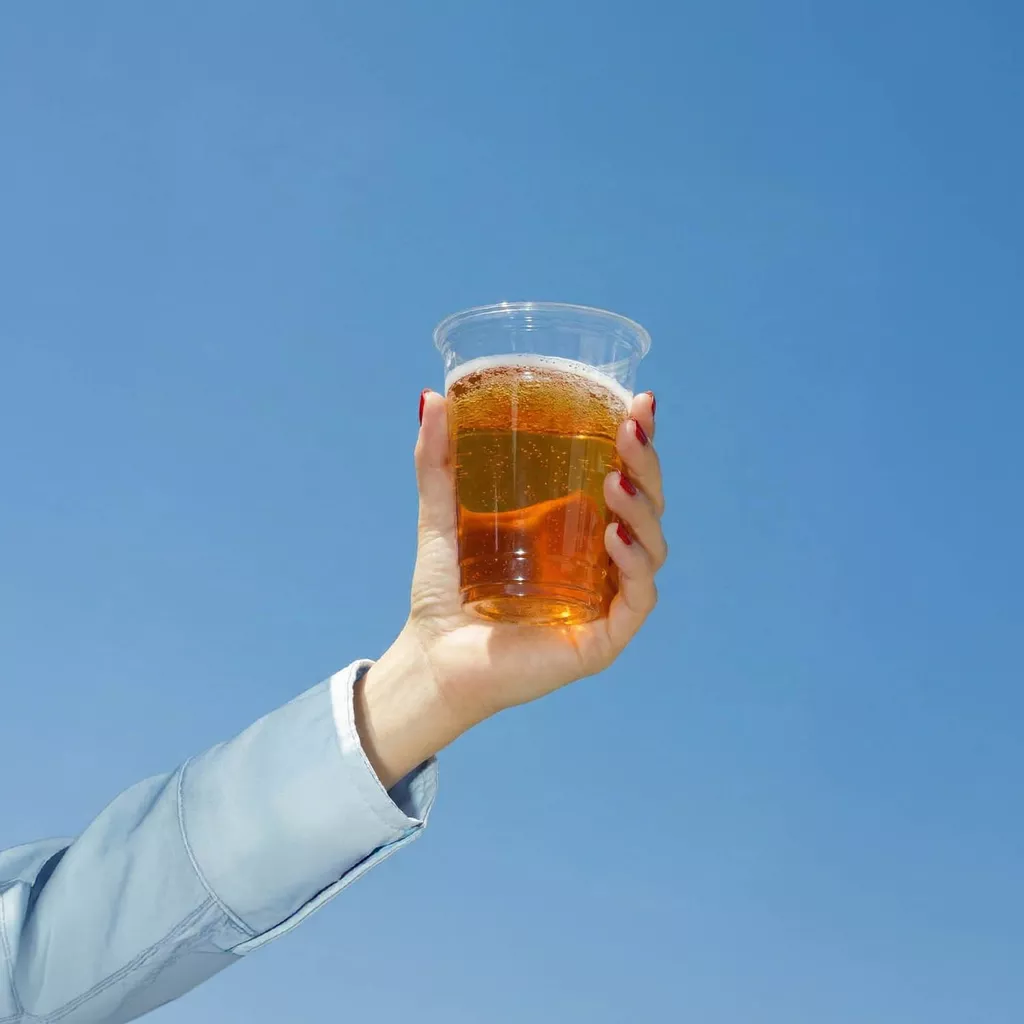 Clear RPET cold cups in multiple sizes