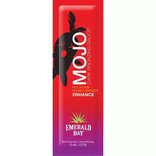 Emerald Bay Mojo Dark Bronzing Sauce Sachet 15ml Tanning Accelerator
