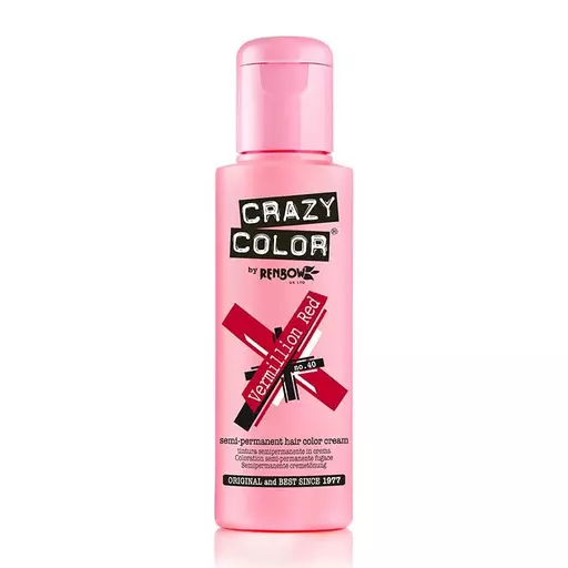 Crazy Color 100ml 40 Vermillion Red