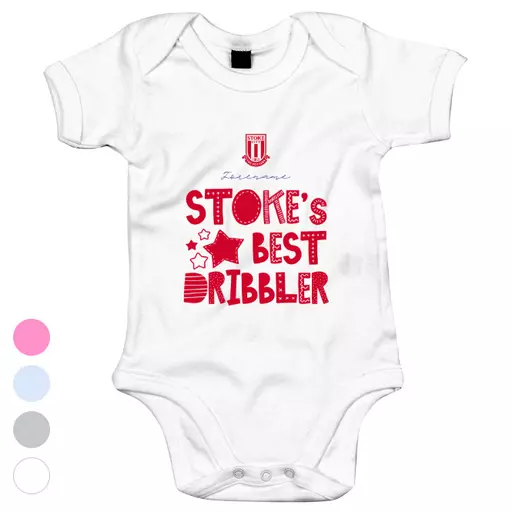 Stoke City Best Dribbler Baby Bodysuit