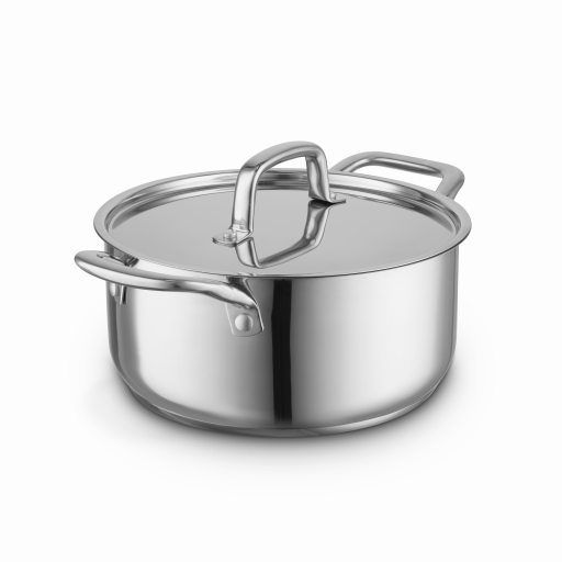 Surlatable Stainless Steel Sur La Table 24Cm Casserole Pot With Lid