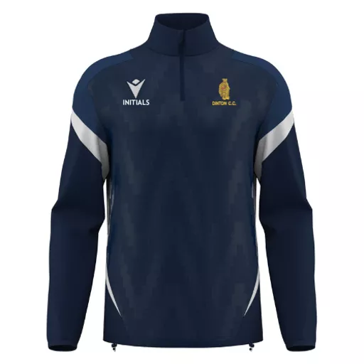 DintonCricketClub_HollowMensQuarterZipTop_NavyWhite_Front.png