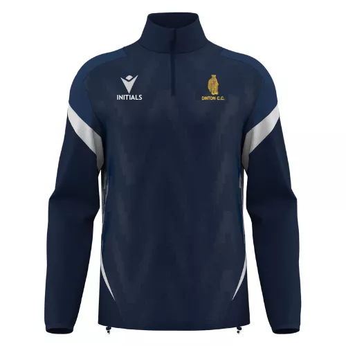 Dinton Cricket Club Senior Mens Hollow Quarter Zip Top