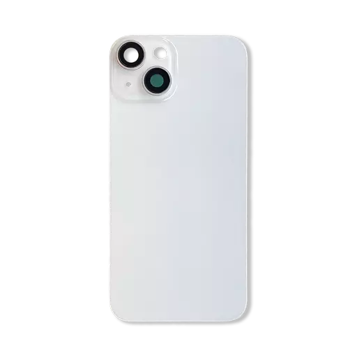 Back Glass w/ Camera Lens (Starlight) (No Logo) - For iPhone 14
