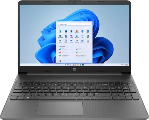 HP 15s-fq0006na Laptop 39.6 cm (15.6") Full HD Intel® Pentium® Silver N5030 4 GB DDR4-SDRAM 128 GB SSD Wi-Fi 5 (802.11ac) Windows 11 Home in S mode Grey