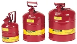 Safety Cans, 3.8L, Steel, For Filling and Pouring Flammables