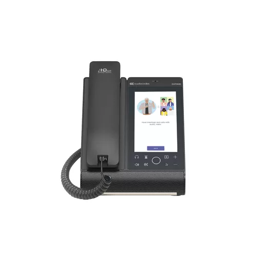 AudioCodes Teams C470HD Total Touch IP-Phone PoE GbE with integrated BT and Dual Band Wi-Fi