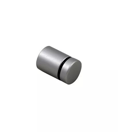 Single Satin Chrome Standoff Wall Fixing - 13mm x 13mm