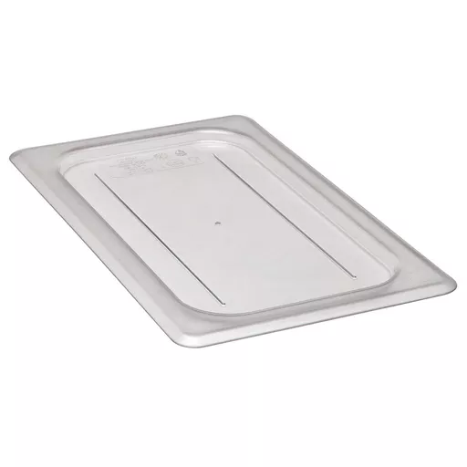 1/4 CLEAR GN FLAT COVER POLYCARBONATE CAMBRO