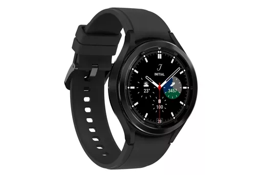 Samsung Galaxy Watch4 Classic 3.56 cm (1.4") OLED 46 mm Digital 450 x 450 pixels Touchscreen Black Wi-Fi GPS (satellite)