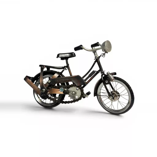 Handcrafted Metal miniature bike model