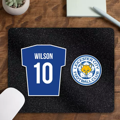 Leicester City FC Back of Shirt Mouse Mat