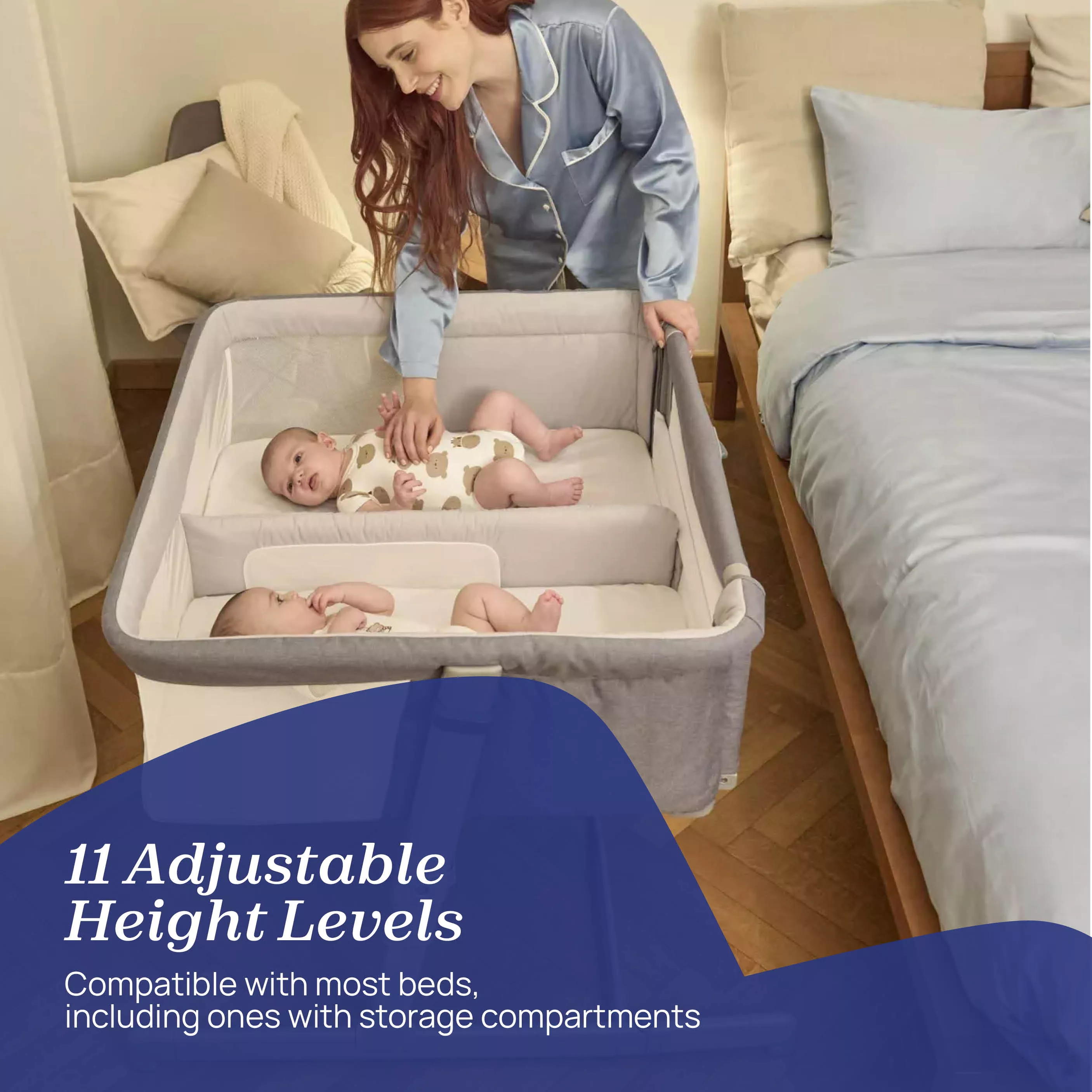 Baby Room Twins Pull Cribs Together Best Baby Cot Cum Junior Bed