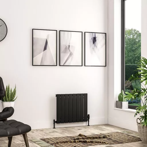 Addington II Radiator 500 x 596 Type10 Matt Black