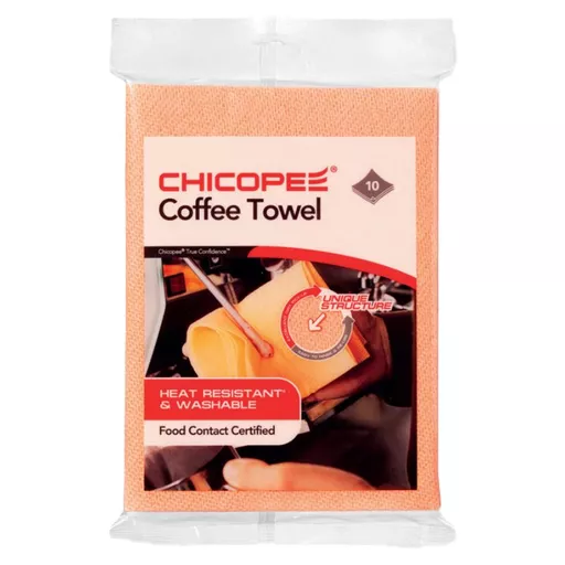 Orange Chicopee Coffee Towel