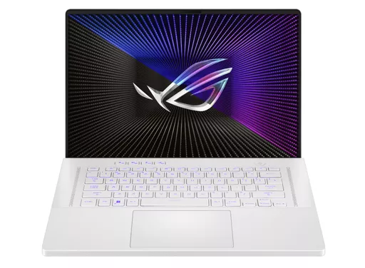 ASUS ROG Zephyrus G16 GU603ZU-N3003W notebook i7-12700H 40.6 cm (16") WUXGA Intel® Core™ i7 16 GB DDR4-SDRAM 512 GB SSD NVIDIA GeForce RTX 4050 Wi-Fi 6E (802.11ax) Windows 11 Home White