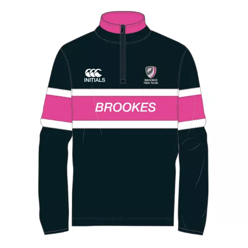 PRE-ORDER Oxford Brookes University Table Tennis Unisex Retro 1/4 Zip Fleece