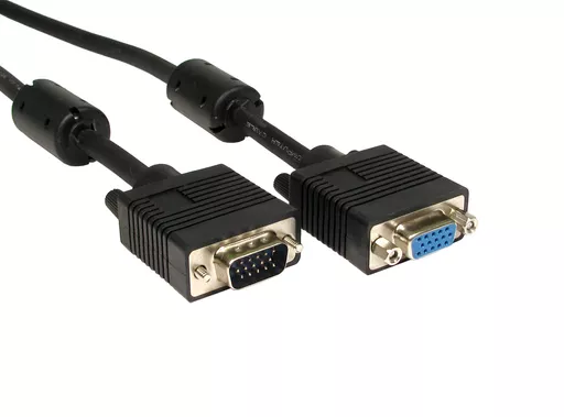 Cables Direct SVGA - SVGA M/F 7m VGA cable VGA (D-Sub) Black