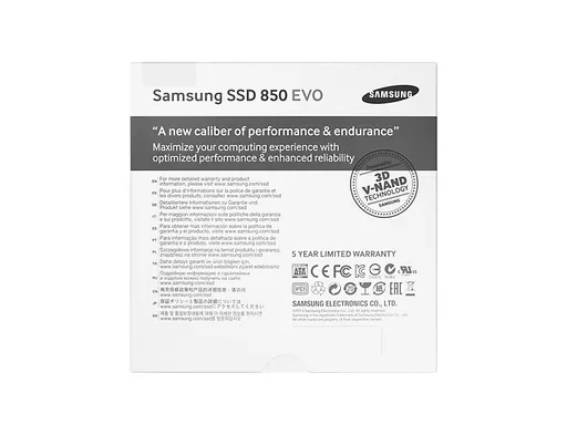 Samsung 850 EVO 2.5" 250 GB Serial ATA III MLC