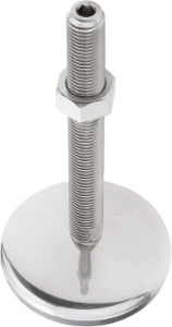 K0739 Swivel Feet In Steel No Fixing Holes With Hex Socket Size M10-M30