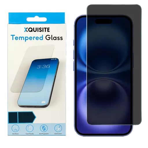 Xquisite 2D Glass - iPhone 16 & iPhone 15 - Privacy