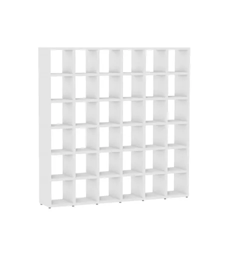 White Storage Cube Shelving 6 x 6