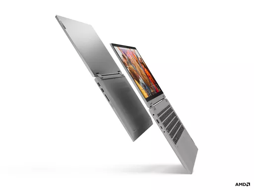 Lenovo IdeaPad Flex 5 14ALC05 AMD Ryzen™ 7 5700U Hybrid (2-in-1) 35.6 cm (14") Touchscreen Full HD 8 GB DDR4-SDRAM 512 GB SSD Wi-Fi 6 (802.11ax) Windows 10 Home in S mode UK English Grey, Platinum