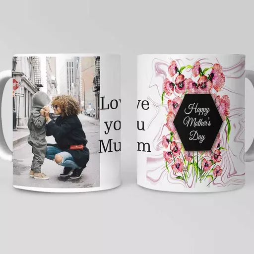 Personalised Mother's Day Mug - Spring Garden - Add Message