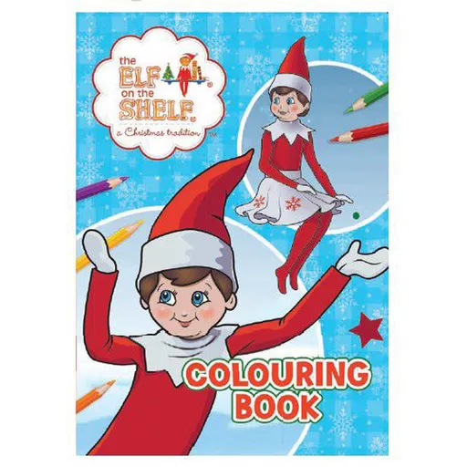 Elf On The Shelf Colouring Book