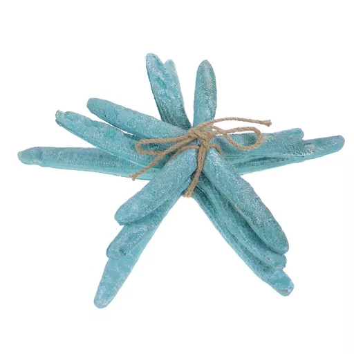 Set of 3 Turquoise Starfish